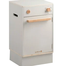 Sebra Trælegetøj|Legekøkken Og Legemøbel>Legekøkken - Opvaskemaskine - Træ - Seabreeze Beige