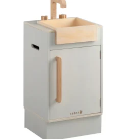 Sebra Trælegetøj|Legekøkken Og Legemøbel>Legekøkken - Vaskeskab - Træ - Seabreeze Beige