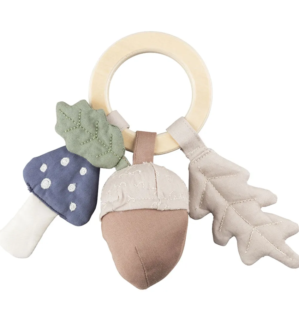 Sebra Gribelegetøj>Rangle - Blad/Svamp/ Agern