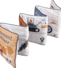 Sebra Aktivitetslegetøj>Stofbog - Busy Builders