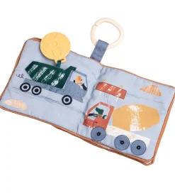 Sebra Aktivitetslegetøj>Stofbog - Busy Builders