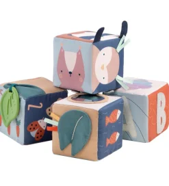 Sebra Aktivitetslegetøj>Stofklodser - 4 stk - Woodland