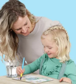 SES Creative Kreativ Leg|Bøger>- Bondegård Malebog - Farv med Vand