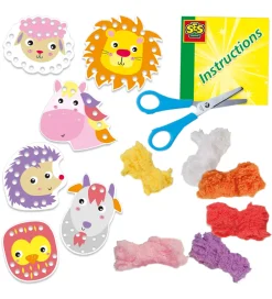 SES Creative Kreasæt>- Broderikort - Broder Bløde Dyr