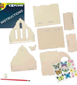 SES Creative Udeleg Og Udendørs Legetøj|Kreasæt>- Explore - Insekthotel - Sommerfugle