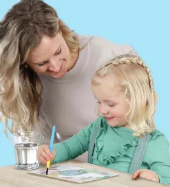 SES Creative Kreativ Leg|Bøger>- Fantasi Malebog - Farv med Vand