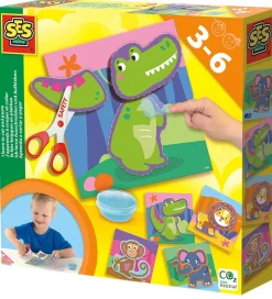 SES Creative Kreasæt>- Lær At Klippe Og Klister