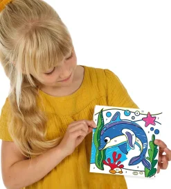 SES Creative Kreasæt>- Mal Efter Nummer - Tusser m. Trekantsgreb