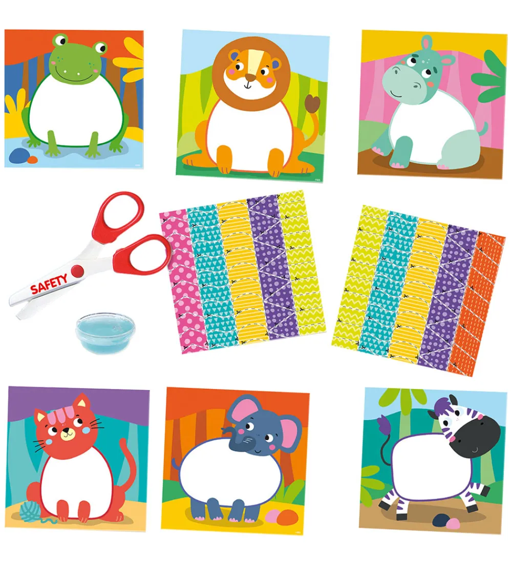 SES Creative Kreativ Leg|Kreasæt>- Montessori - Lær at klippe Kollager