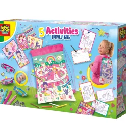 SES Creative Kreativ Leg|Kreasæt>- Rejseaktiviteter i Rygsæk - 5 Aktiviteter