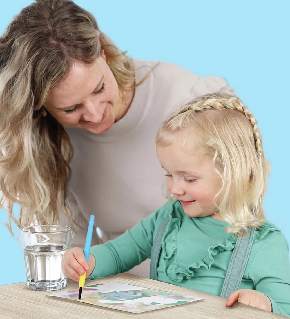 SES Creative Kreativ Leg|Bøger>- Safari Malebog - Farv med Vand