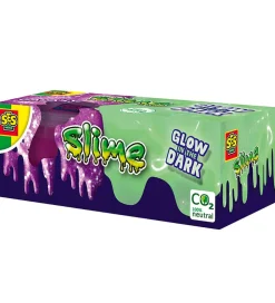 SES Creative Slim>- Slim I Bæger - 2x120 g - Selvlysende/Glimmer