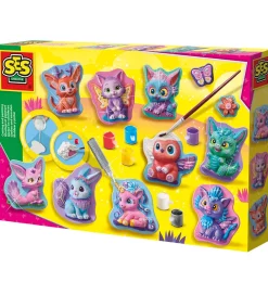 SES Creative Kreativ Leg|Maling>- Støb & Mal - Fantasi Figurer