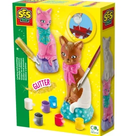 SES Creative Kreasæt>- Støb & Mal - Kat