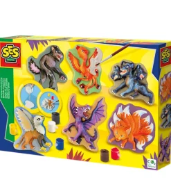 SES Creative Kreasæt>- Støb & Mal - Mystiske Skabninger