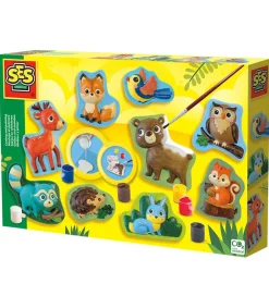 SES Creative Kreasæt>- Støb & Mal - Skovens Dyr