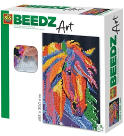 SES Creative Perler>- Strygeperlesæt - 7.000 stk. - Fantasihest