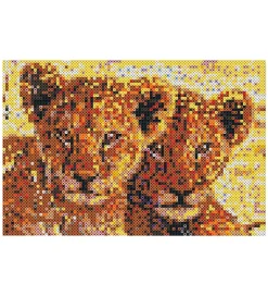 SES Creative Perler>- Strygeperlesæt - 7.000 stk. - Løveunger