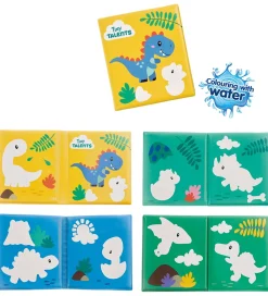 SES Creative Bøger>Badebog - Farv med Vand - Dino