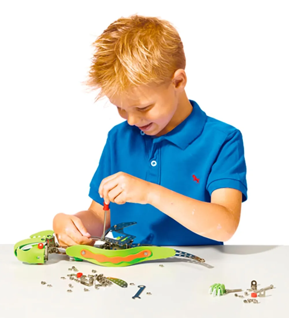 SES Creative Kreasæt>Konstruktionssæt - Metal Dino