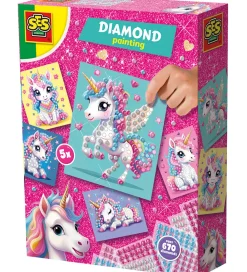 SES Creative Kreativ Leg|Kreasæt>Kreasæt - Diamantmosaik - Enhjørning