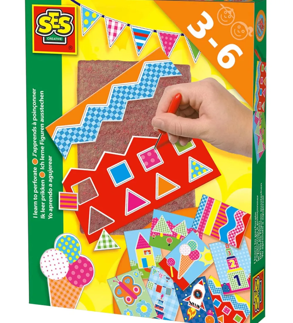 SES Creative Kreasæt>Kreasæt - Jeg Lærer At Perforere
