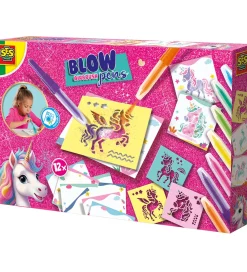 SES Creative Kreativ Leg|Tuscher Og Farver>Kreasæt - Pustetuscher - Enhjørning