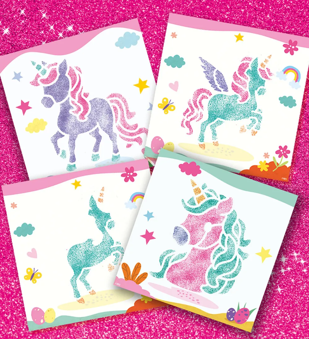 SES Creative Kreativ Leg|Tuscher Og Farver>Kreasæt - Pustetuscher - Enhjørning