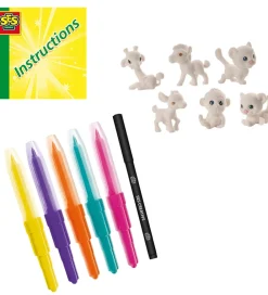 SES Creative Kreativ Leg|Tuscher Og Farver>Kreasæt - Pustetuscher - Safari