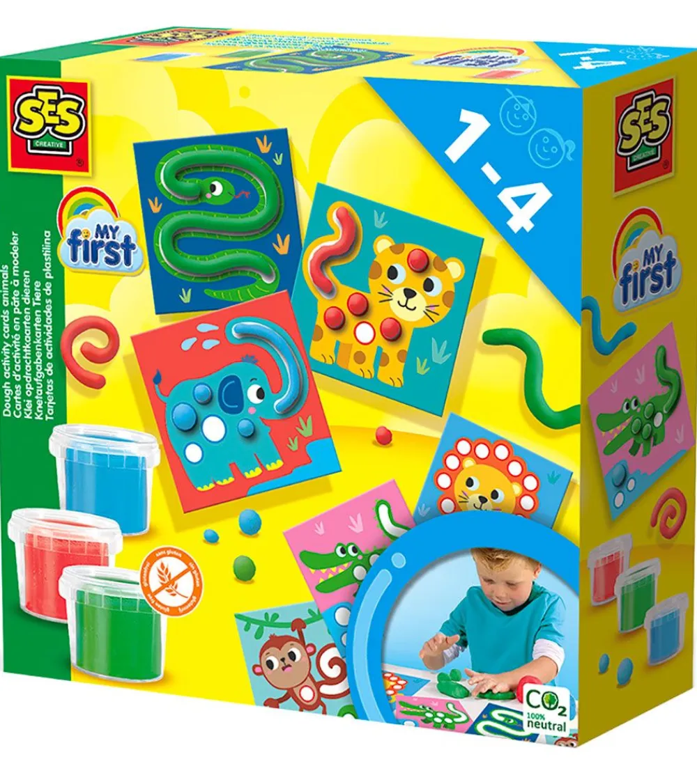 SES Creative Modellervoks>Modellervoks - Min Første - Dyredekorationer