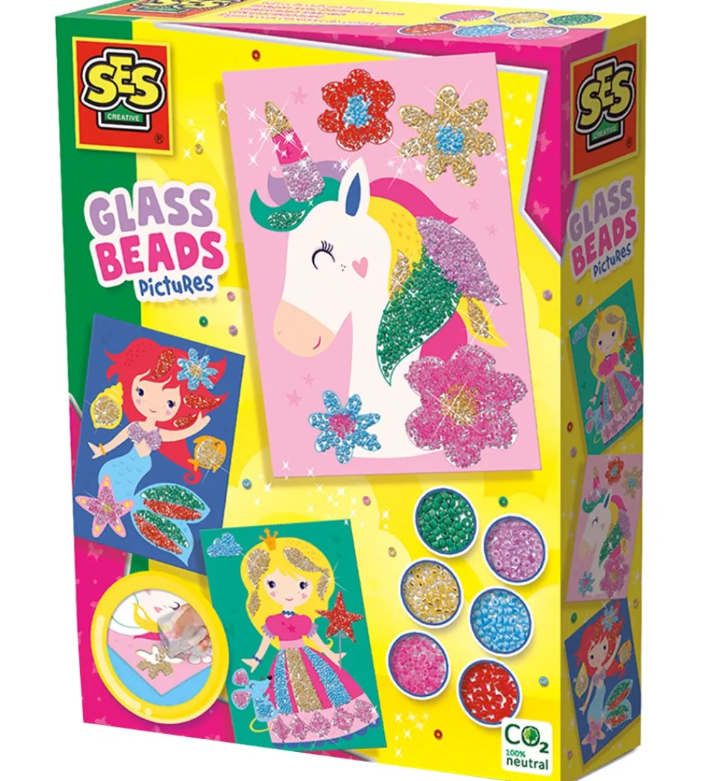 SES Creative Kreasæt>Mosaik - Glasperler Mosaik