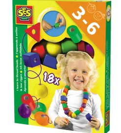 SES Creative Perler>Perler - Jeg Lærer At Tråde Perler