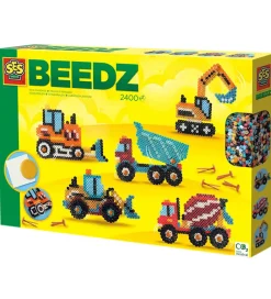 SES Creative Perler>Perler - Strygeperler - 2400 stk - Strygeperler Byg