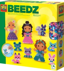 SES Creative Perler>Perler - Strygeperler - 1600 stk - Prinsesser Og Kæ