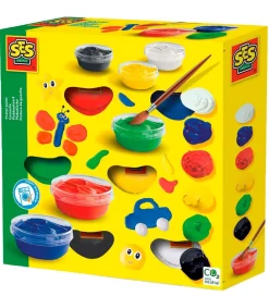 SES Creative Tuscher Og Farver|Maling>Plakatfarver - 6x45 ml