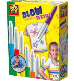 SES Creative Tuscher Og Farver>Pustetuscher - 7 Stk. - Tekstil