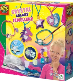 SES Creative Kreasæt>Smykkesæt - Galaxy Crystals