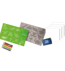 SES Creative Tuscher Og Farver>Stempelsæt - Dinosaurer