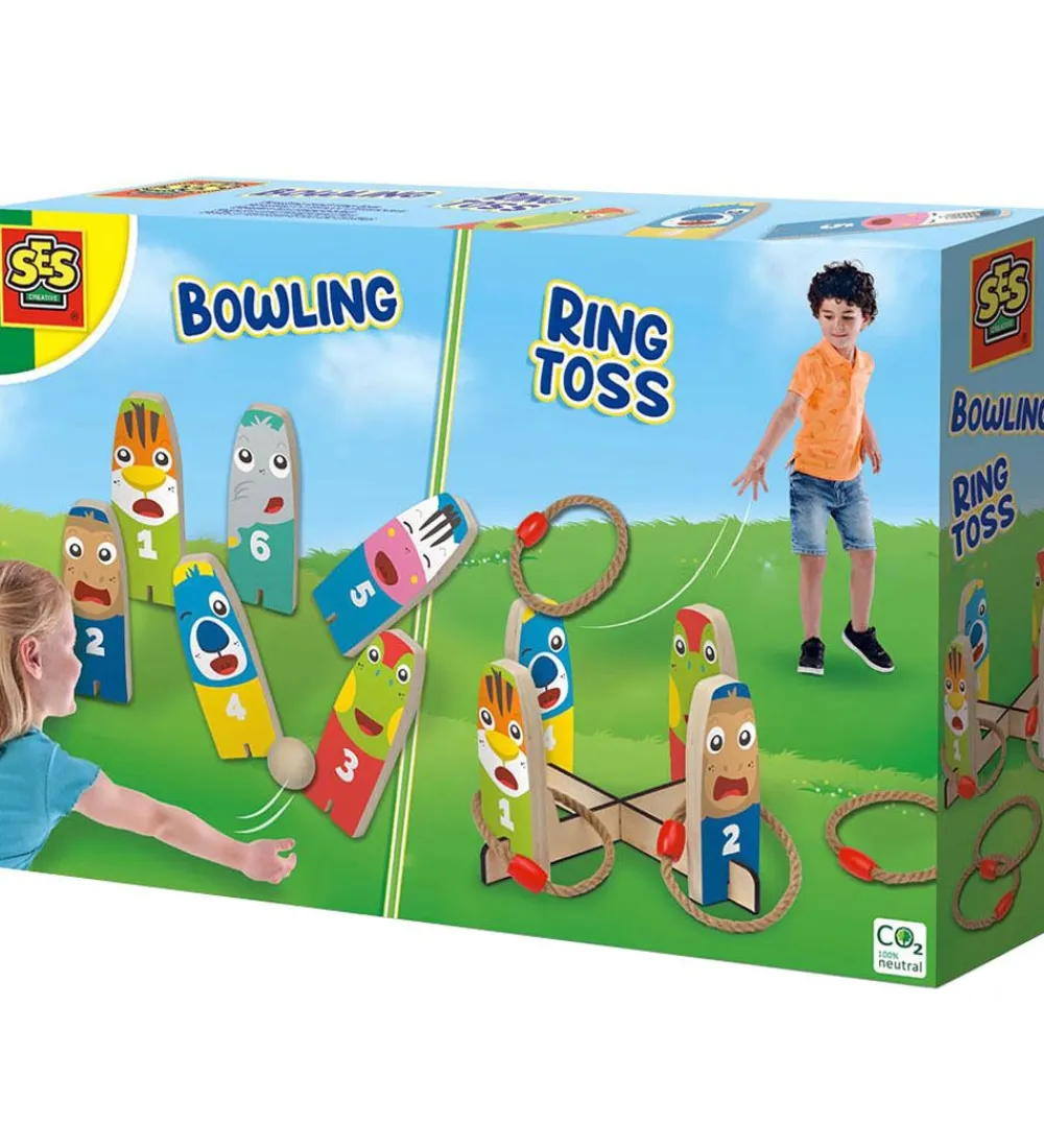 SES Creative Spil>Udendørsspil - Bowling/Ringspil