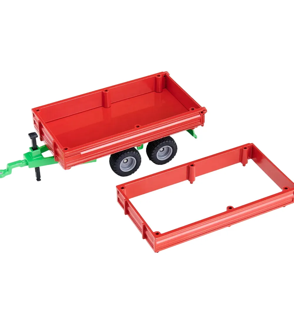 Siku Traktorer|Biler, Tog Og Køretøjer>Trailer - Tandem Axle Trailer - 1:32 - Rød