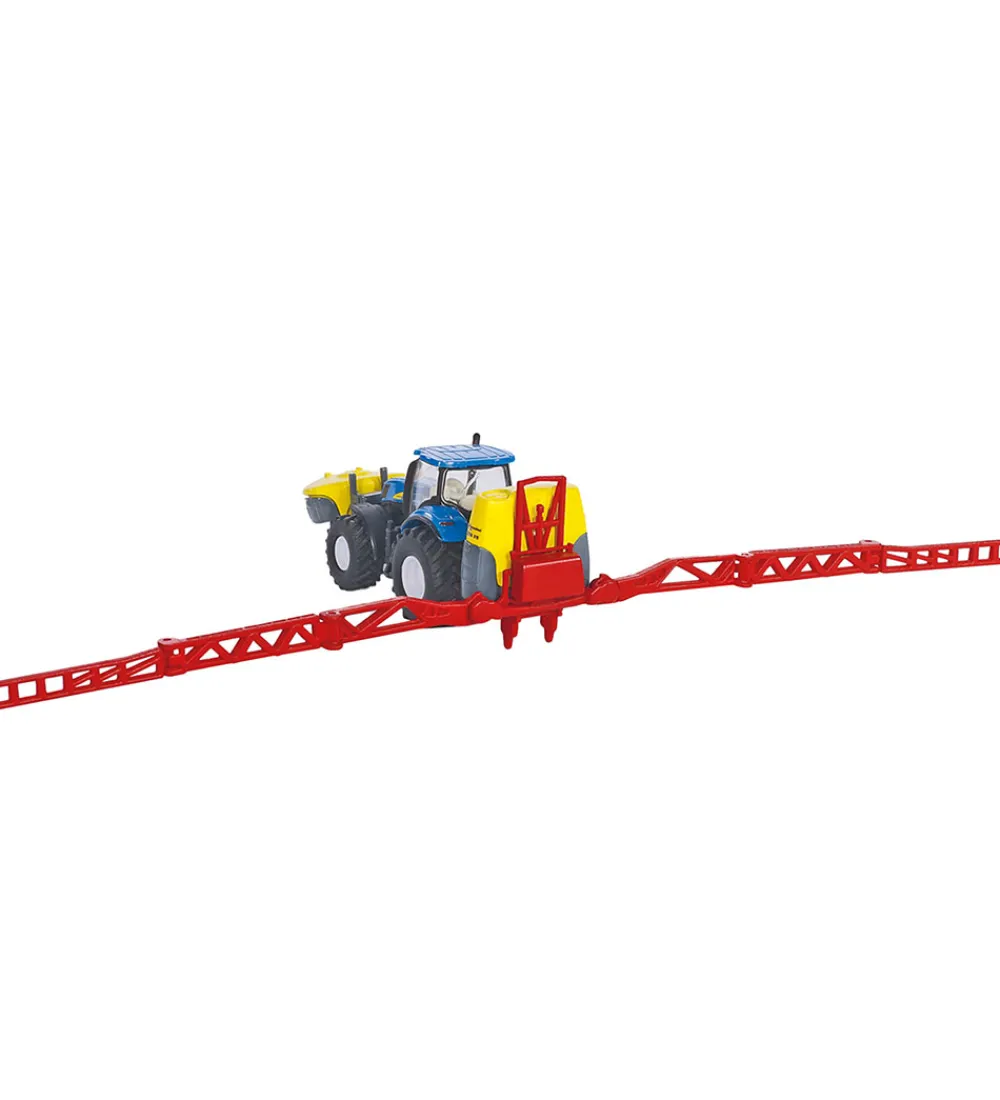 Siku Biler, Tog Og Køretøjer|Traktorer>Traktor m. Anhænger - 1:87 - New Holland Tractor With Crop