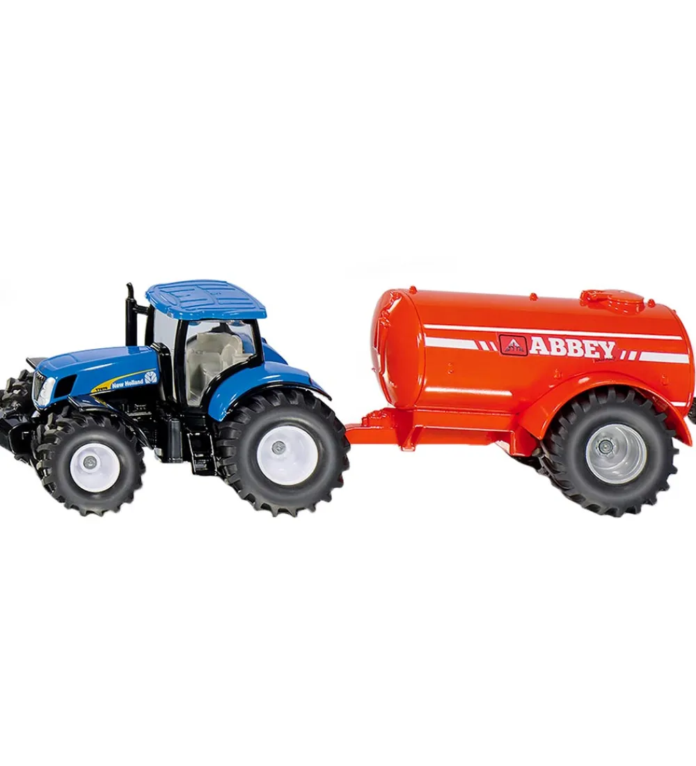 Siku Traktorer>Traktor m. Gylletank - New Holland T7070 - 1:50 - Blå/Orang