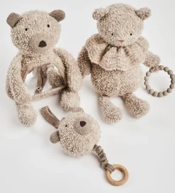 Smallstuff Babylegetøj|Aktivitetslegetøj>Aktivitetsbamse - Uld - Natur