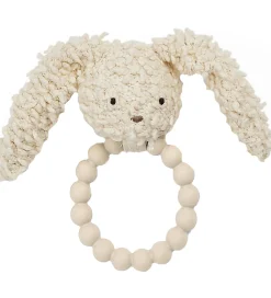 Smallstuff Bideringe>Biderangle - Kanin - Silikone - Off White Bouclé