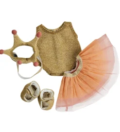 Smallstuff Dukker Og Tilbehør>Dukketøj - Beige Glitter