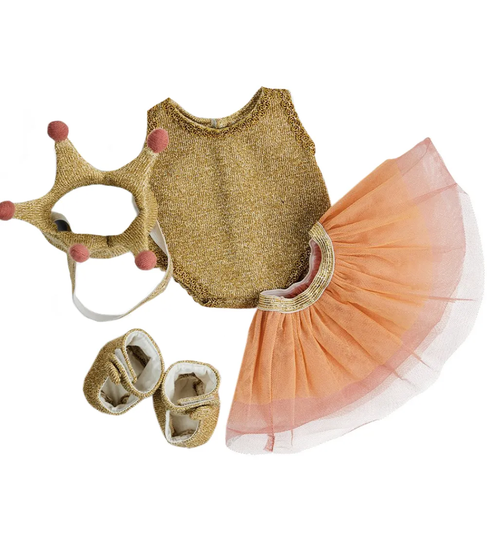 Smallstuff Dukker Og Tilbehør>Dukketøj - Beige Glitter