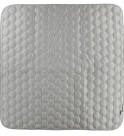 Smallstuff Legetæpper Og Legegulve>Legetæppe - 100x100 - Quilted - Lysegrå