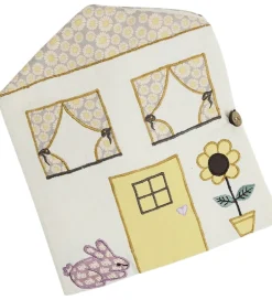 Smallstuff Bøger>Stofbog m. Bamse - Tiny House - Soveværelse