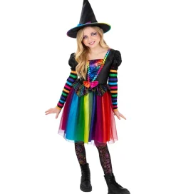 Smiffys Udklædningstøj|Halloween>Udklædning - Rainbow Witch - Multifarvet
