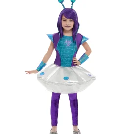 Smiffys Udklædningstøj|Halloween>Udklædning - Alien Girl - Silver